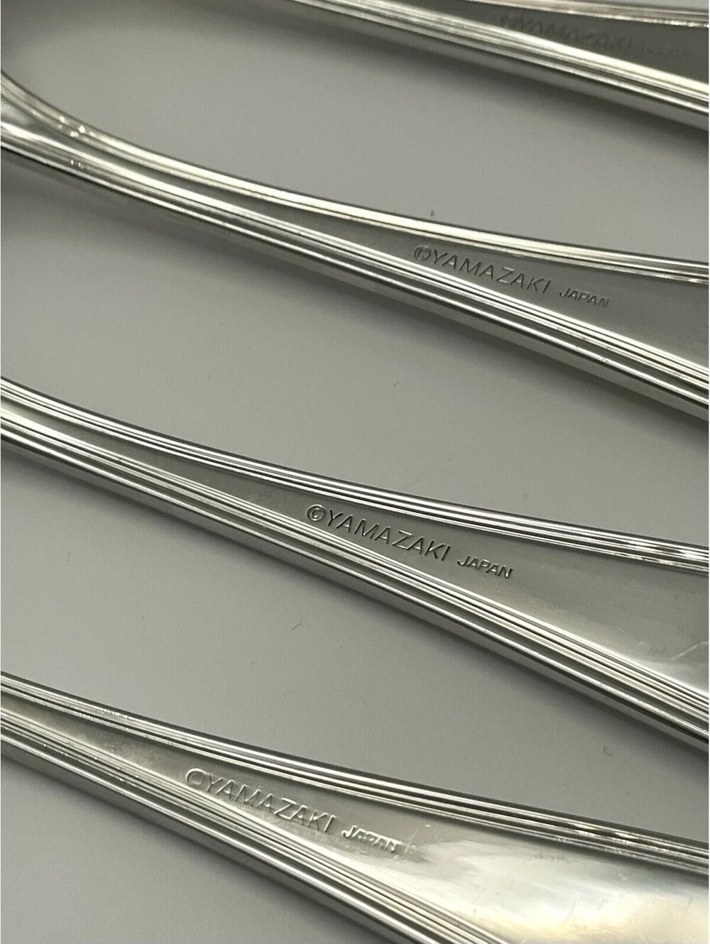(5) Yamazaki VICTORIA GOLD Stainless Japan Dinner Fork Lot ~ 7.5”